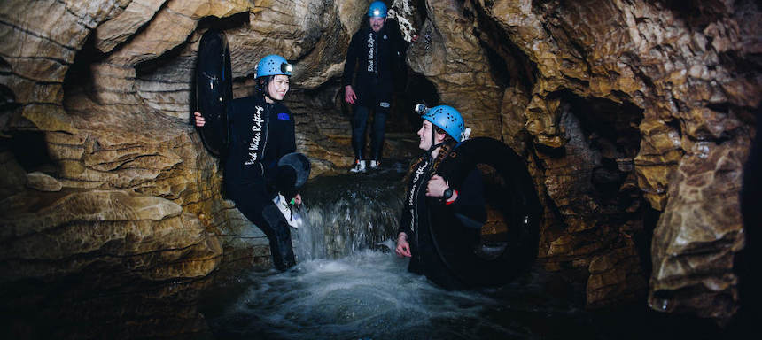 Black Water Rafting.