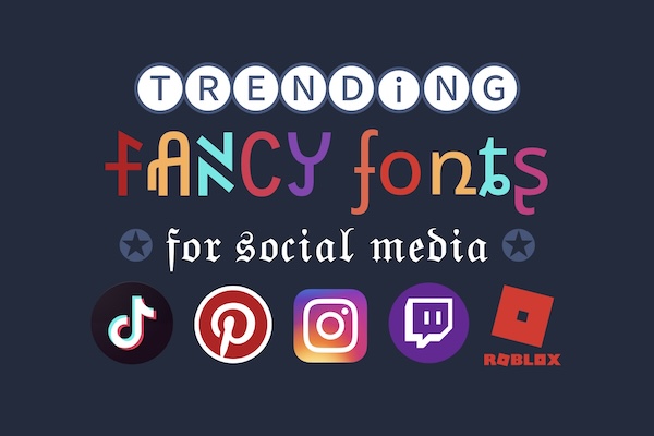 Fancy Font Generator - Make Your Social Media Slay •.¸☆¸.•°